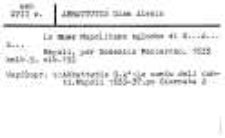 Katalog druków obcych XVII w. Biblioteki Kolegium Filozoficzno-Teologicznego oo. Dominikanów w Krakowie