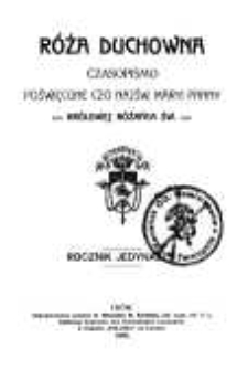 Róża Duchowna - R. 11 (1908) n. 1-12