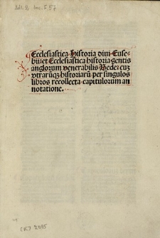 Historia ecclesiastica